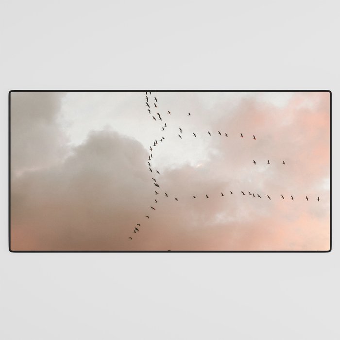 Birds of Paradise | Nosara Costa Rica Sunset Fine art photography print | Travel vibes Desk Mat Gallery Image 3