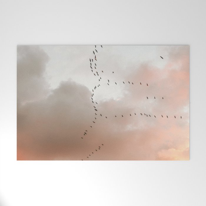 Birds of Paradise | Nosara Costa Rica Sunset Fine art photography print | Travel vibes Welcome Mat Gallery Image 1