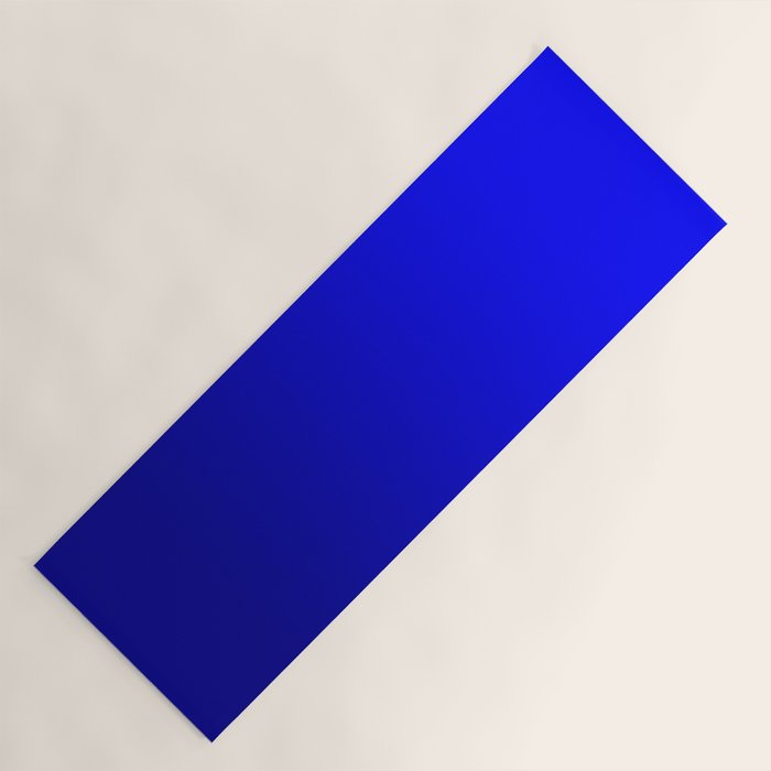 Bright Cobalt and Dark Blue Ombre Yoga Mat