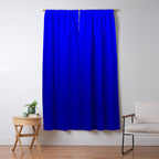 Bright Cobalt and Dark Blue Ombre Window Curtain Gallery Image 5