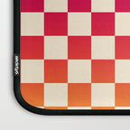 Checkerboard Checkered Checked Check Chessboard Pattern in Colorful Colors Laptop Sleeve Gallery Image 3