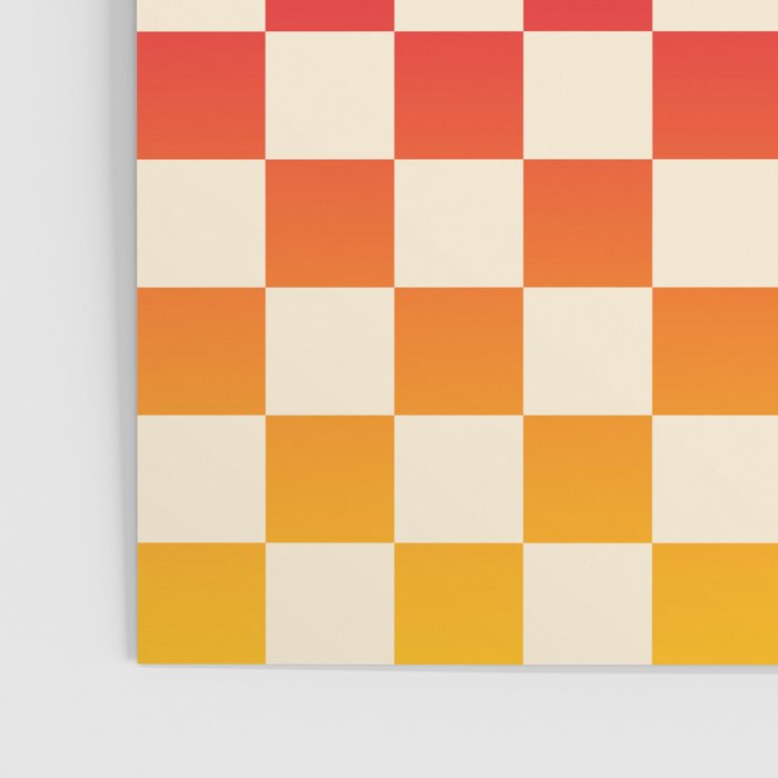 Checkerboard Checkered Checked Check Chessboard Pattern in Colorful Colors Poster Gallery Image 3