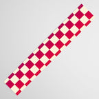 Checkerboard Checkered Checked Check Chessboard Pattern in Colorful Colors Table Runner Gallery Image 3