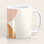 Terracotta Mid Century Modern Abstract Coffee Mug Gallery Image 1