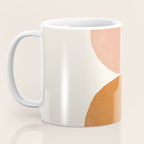 Terracotta Mid Century Modern Abstract Coffee Mug Gallery Image 3