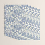 dogs aplenty classic blue pearl Wrapping Paper Gallery Image 3