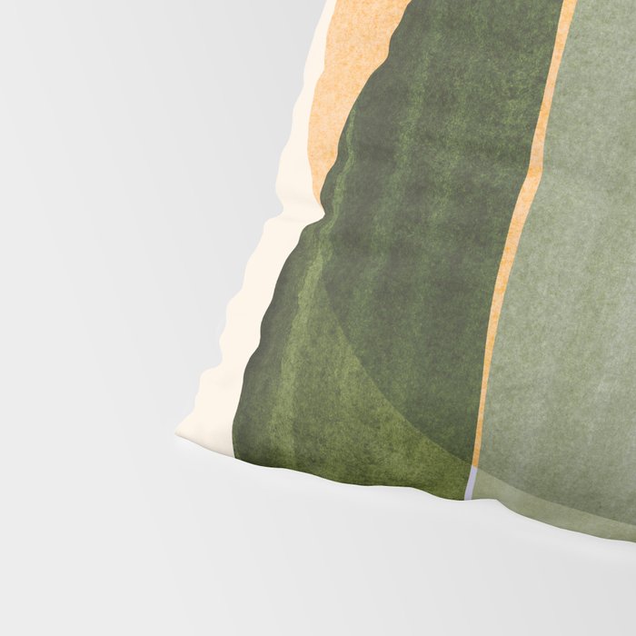 Sunset Stack Abstract Shapes Pillow Sham Gallery Image 4