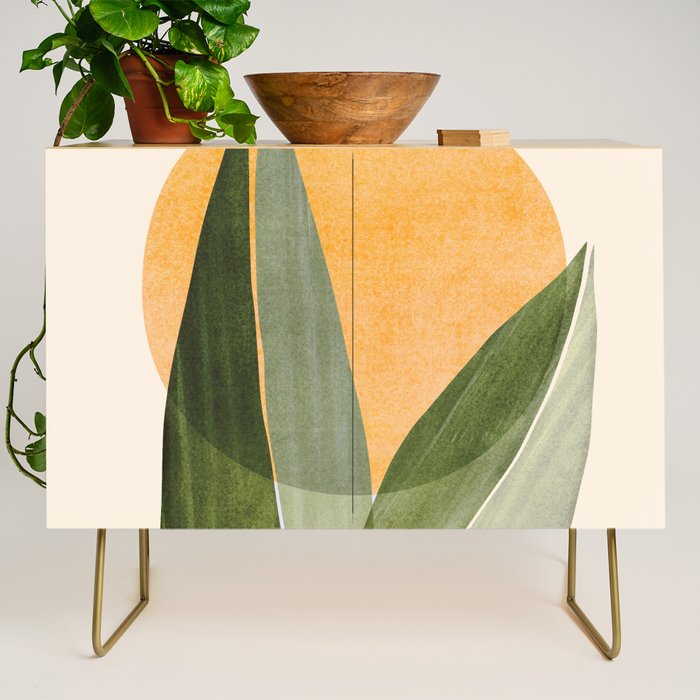 Sunset Stack Abstract Shapes Credenza Gallery Image 1