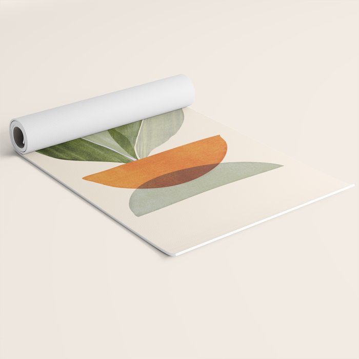 Sunset Stack Abstract Shapes Yoga Mat Gallery Image 2