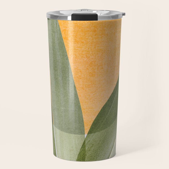 Sunset Stack Abstract Shapes Travel Mug Gallery Image 1