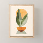 Sunset Stack Abstract Shapes Mini Art Print Gallery Image 1