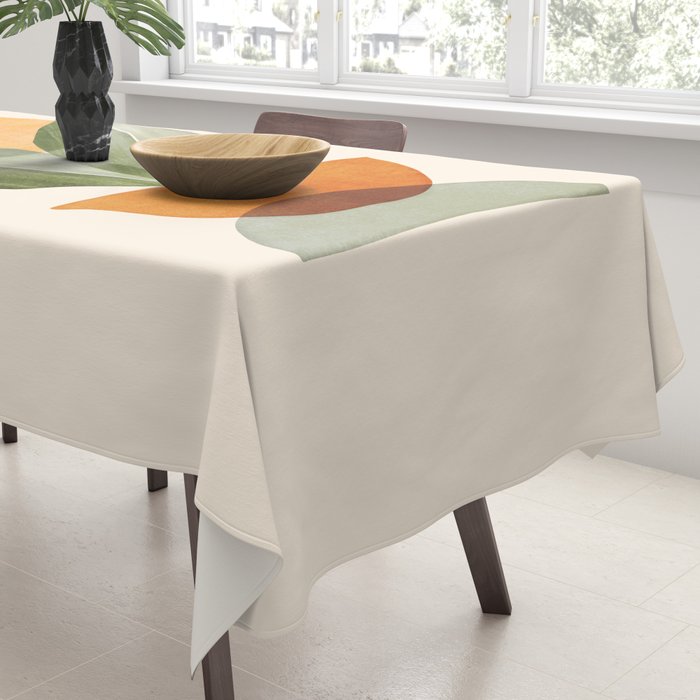 Sunset Stack Abstract Shapes Tablecloth Gallery Image 3