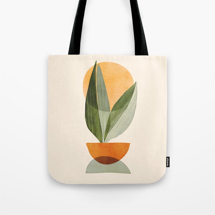 Sunset Stack Abstract Shapes Tote Bag Gallery Image 1