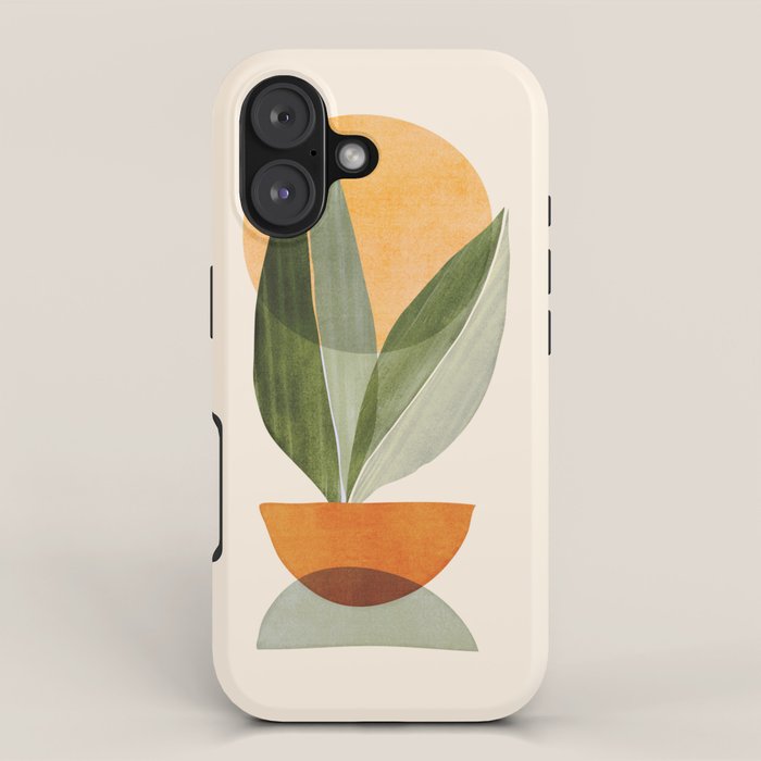 Sunset Stack Abstract Shapes iPhone Case Gallery Image 1