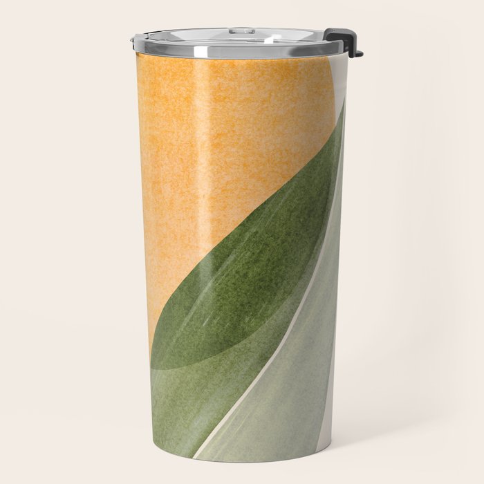 Sunset Stack Abstract Shapes Travel Mug Gallery Image 2