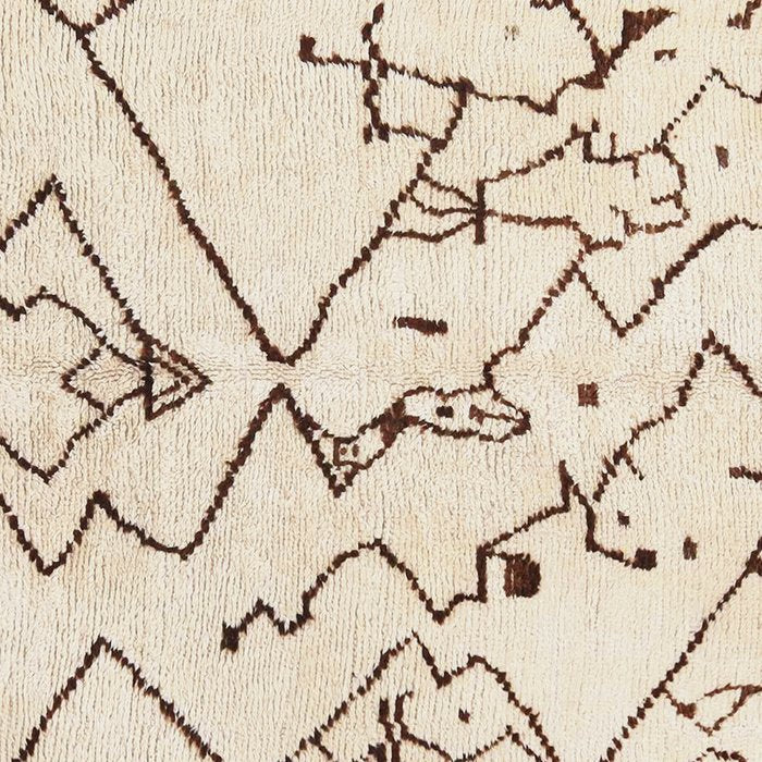 Brown Abstract Antique Moroccan Rug Print Coffee Mug Gallery Image 2