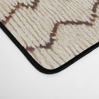 Brown Abstract Antique Moroccan Rug Print Desk Mat Gallery Image 4