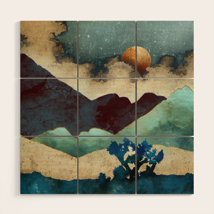 Evening Calm Wood Wall Art Gallery Image 1