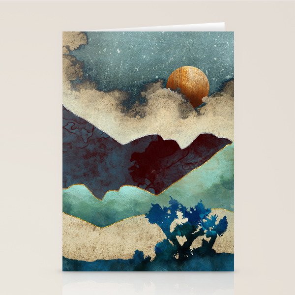 Evening Calm Stationery Card Gallery Image 2