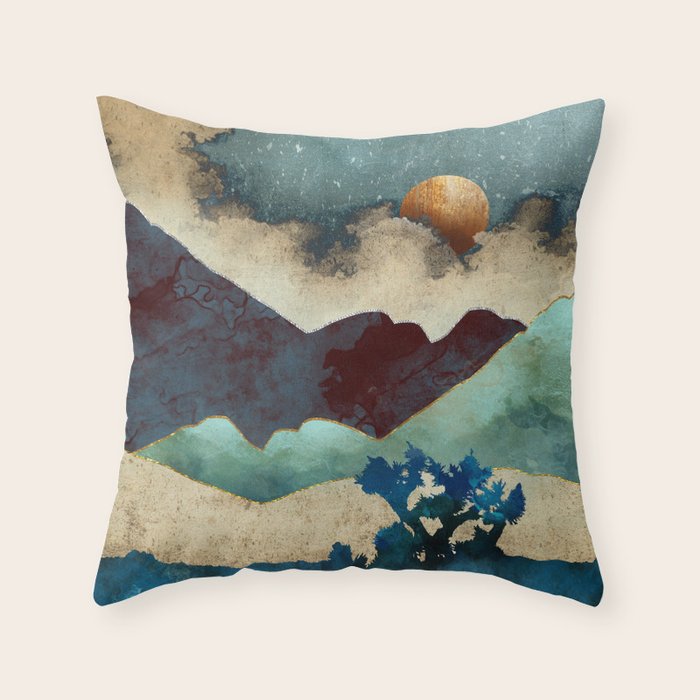 Evening Calm Throw Pillow Gallery Image 6
