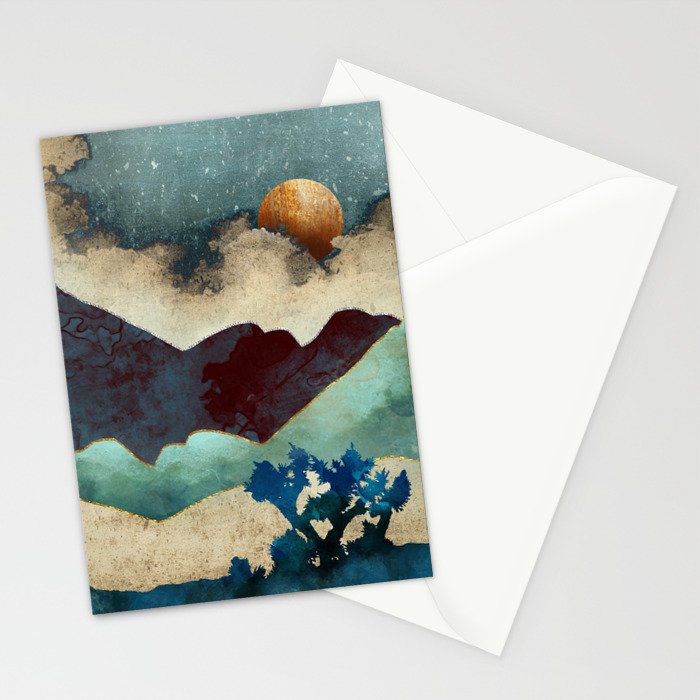 Evening Calm Stationery Card Gallery Image 2