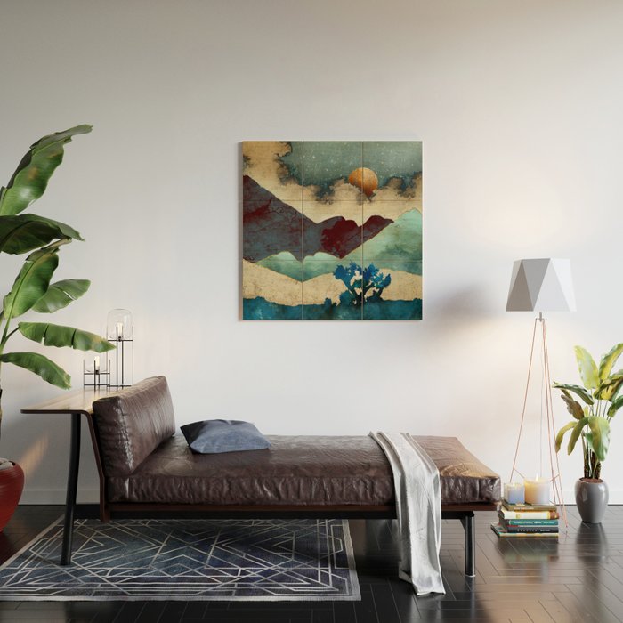 Evening Calm Wood Wall Art Gallery Image 2