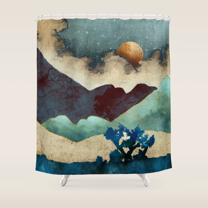 Evening Calm Shower Curtain Gallery Image 1