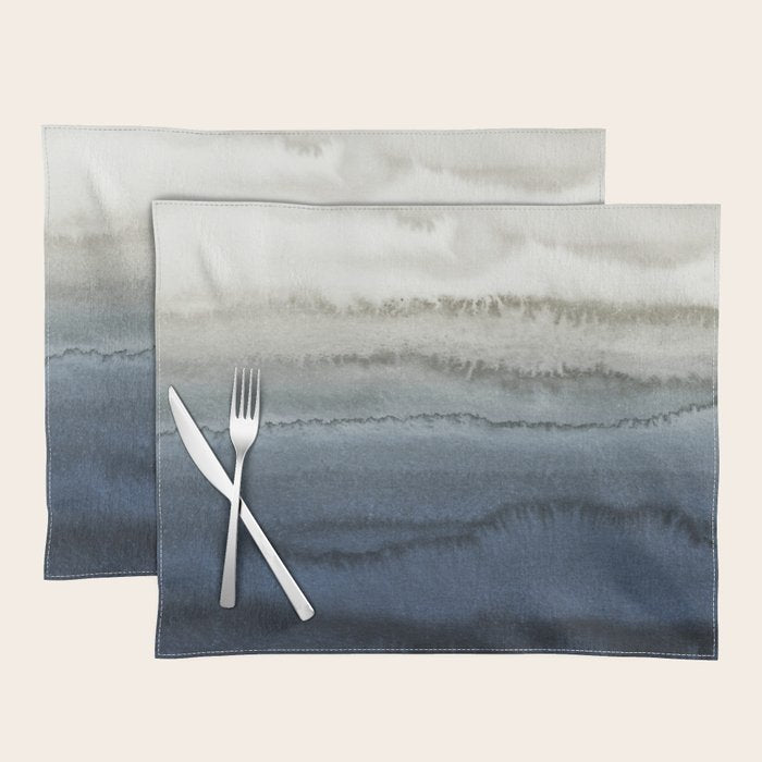 WITHIN THE TIDES - CRUSHING WAVES BLUE Placemat Gallery Image 1