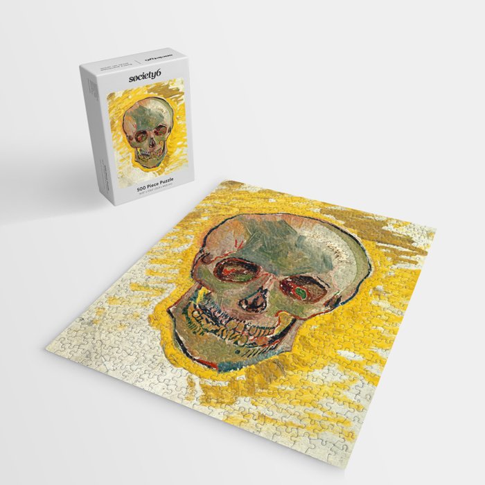 Skull by Vincent van Gogh, 1887 Jigsaw Puzzle Gallery Image 2