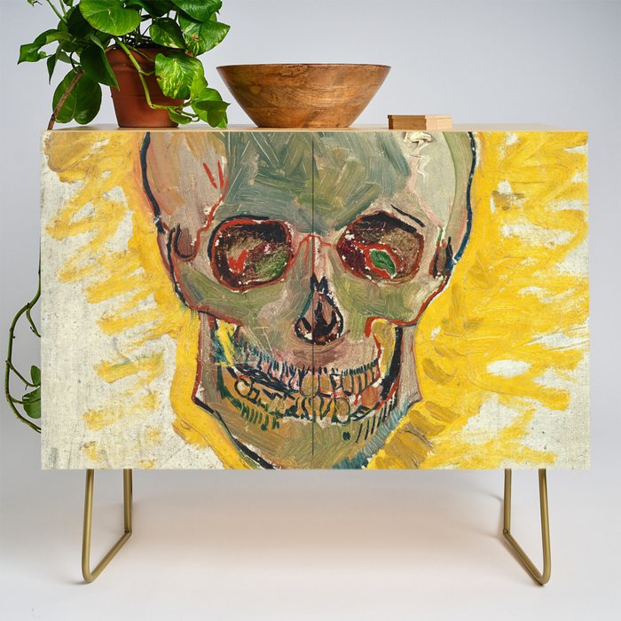 Skull by Vincent van Gogh, 1887 Credenza Gallery Image 1