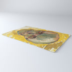 Skull by Vincent van Gogh, 1887 Rug Gallery Image 3