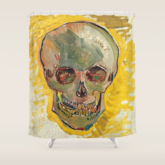 Skull by Vincent van Gogh, 1887 Shower Curtain Gallery Image 1