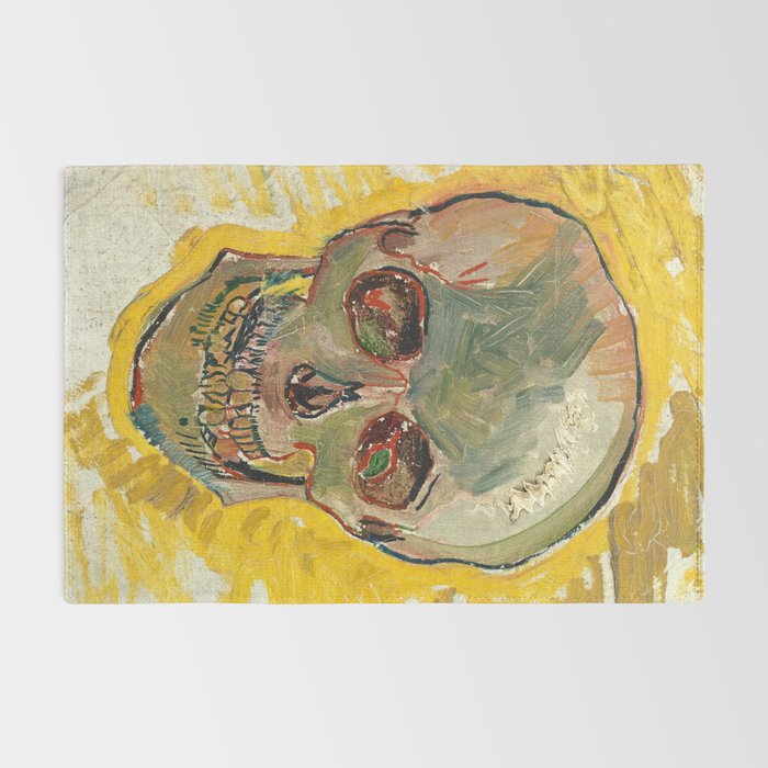 Skull by Vincent van Gogh, 1887 Rug Gallery Image 2