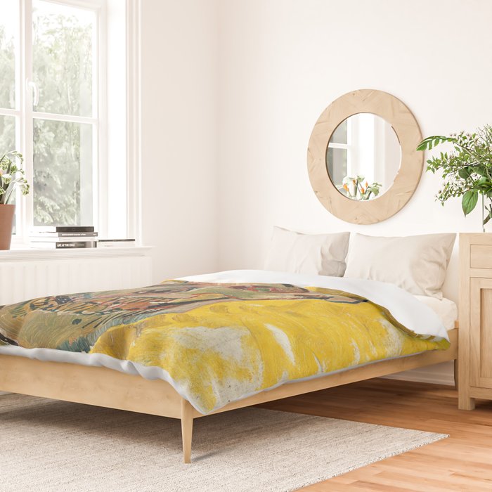 Skull by Vincent van Gogh, 1887 Duvet Cover Gallery Image 2