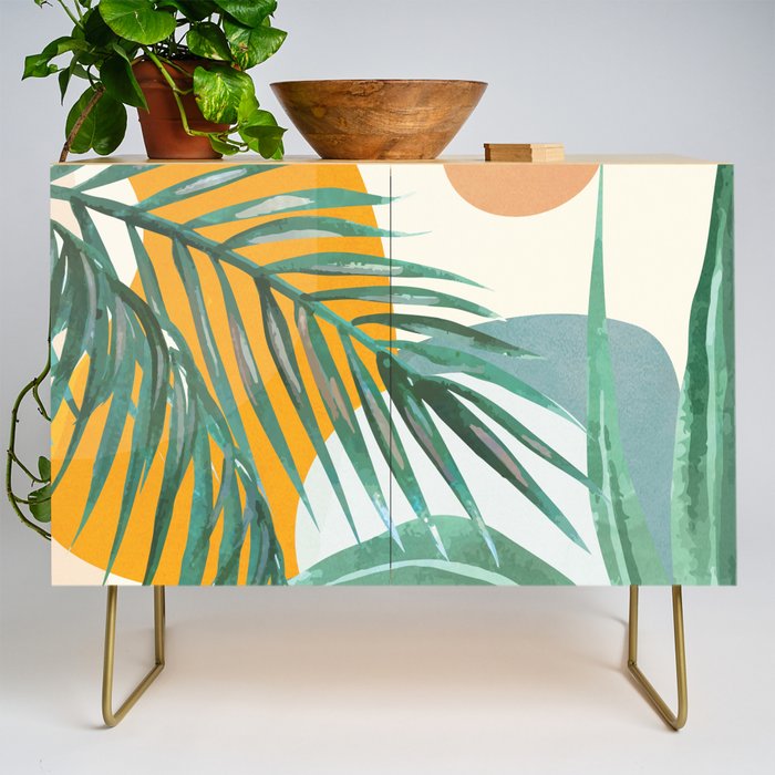Leaf Design 02 Credenza Gallery Image 1