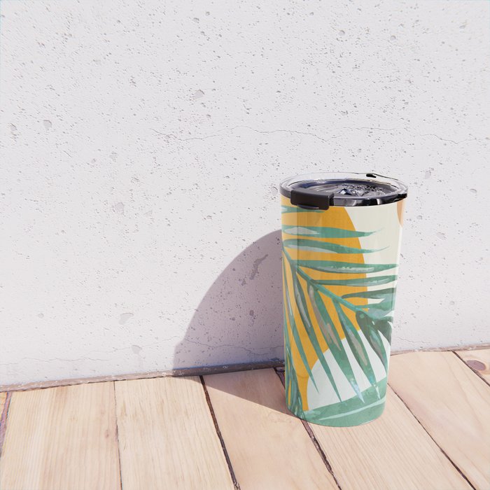 Leaf Design 02 Travel Mug Gallery Image 4