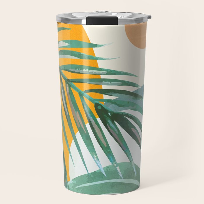Leaf Design 02 Travel Mug Gallery Image 1
