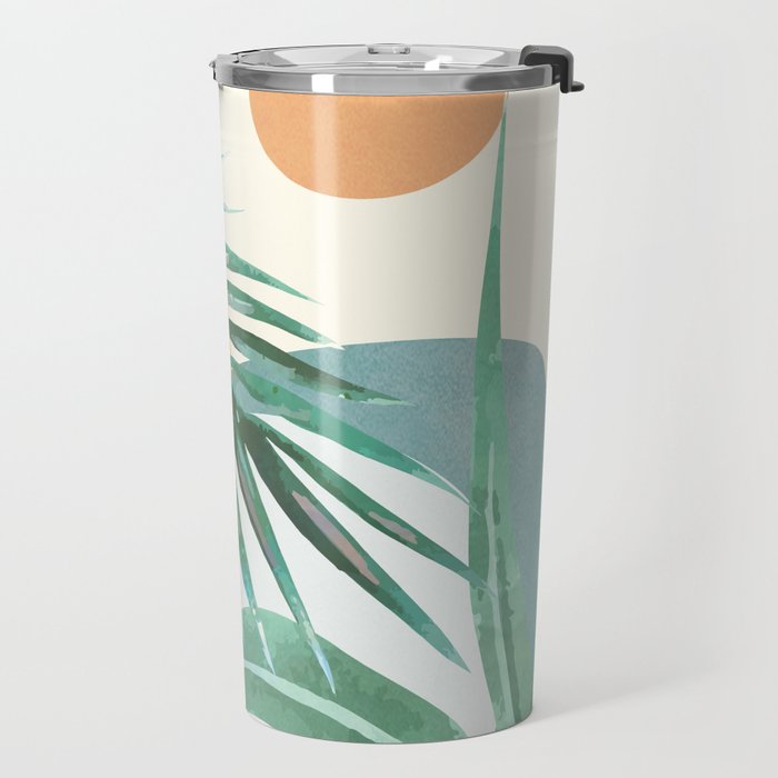 Leaf Design 02 Travel Mug Gallery Image 2