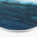 Watercolour Summer beach III Bath Mat Gallery Image 3
