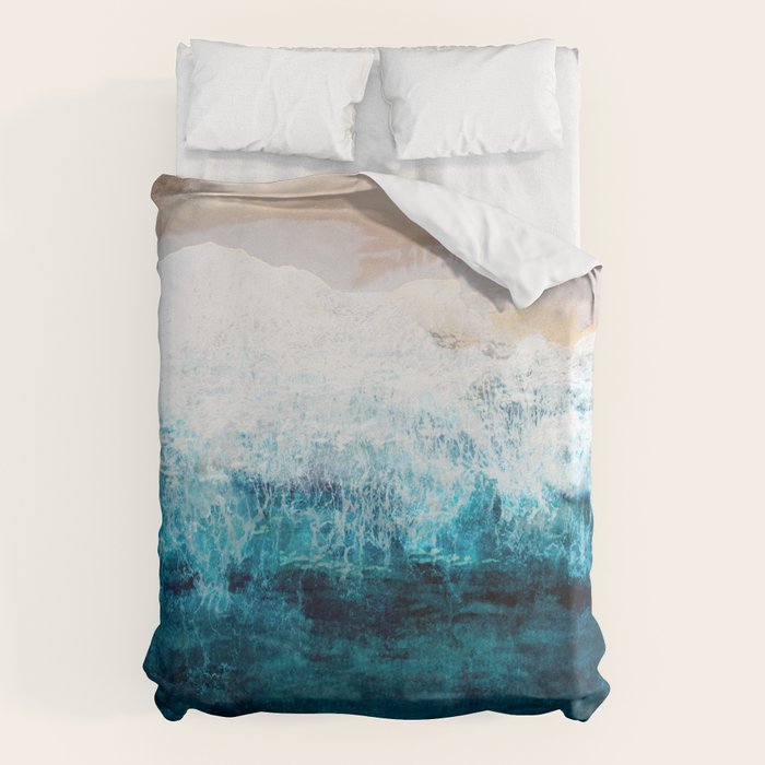 Watercolour Summer beach III Duvet Cover Gallery Image 6