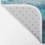Watercolour Summer beach III Bath Mat Gallery Image 2