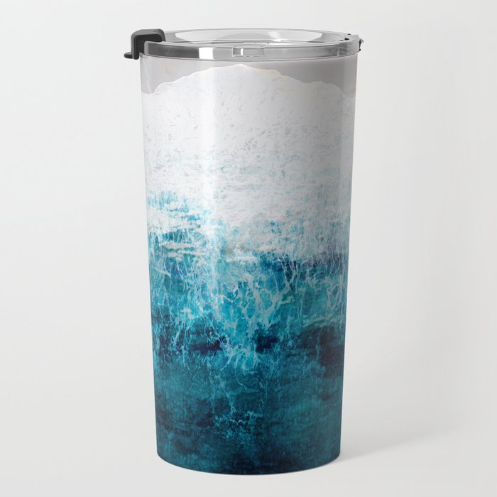 Watercolour Summer beach III Travel Mug Gallery Image 3