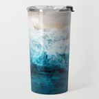 Watercolour Summer beach III Travel Mug Gallery Image 2
