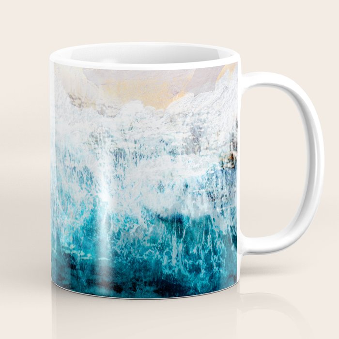 Watercolour Summer beach III Coffee Mug Gallery Image 1
