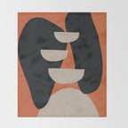 Abstract Balance 6 Throw Blanket Gallery Image 2
