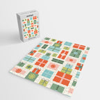 Retro Christmas Presents Jigsaw Puzzle Gallery Image 2
