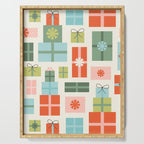 Retro Christmas Presents Serving Tray Gallery Image 1