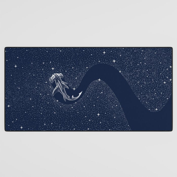 Starry Hammerhead Desk Mat Gallery Image 3