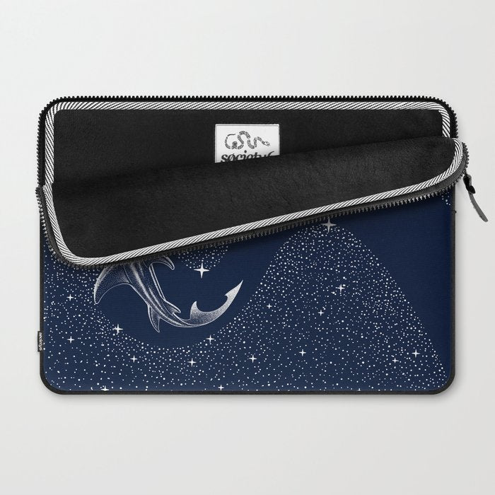 Starry Hammerhead Laptop Sleeve Gallery Image 2