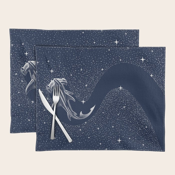 Starry Hammerhead Placemat Gallery Image 1